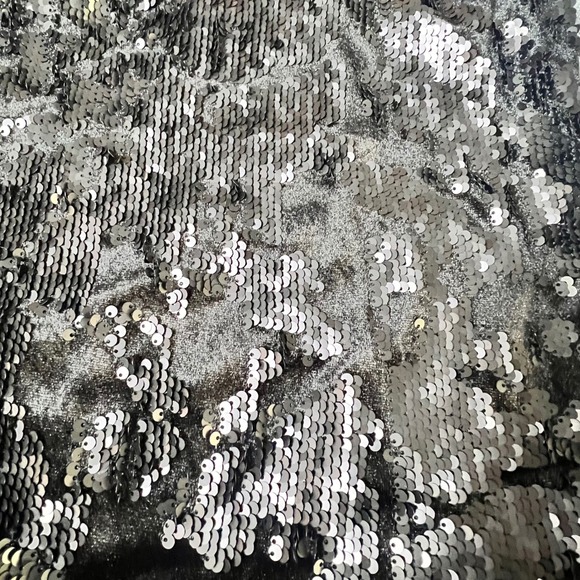 LPA Revolve Black Sequin Spaghetti Strap V-Neck Mini Dress Medium LBD Night Out - Picture 12 of 12